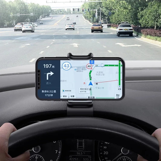 360° Rotatable Car Dashboard Phone Holder – Universal Auto Grip Mount for All Smartphones