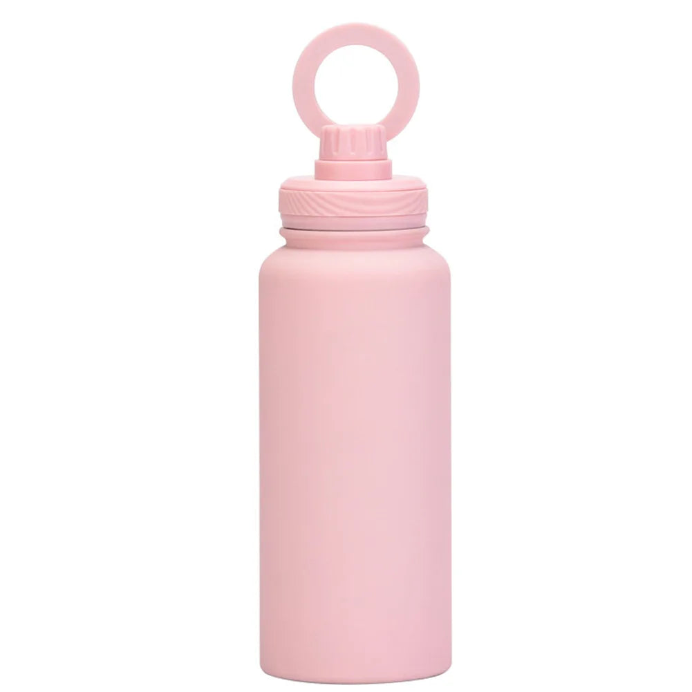 1000ml MagSafe Insulated Water Bottle with 360° Rotating Phone Holder – Stainless Steel Thermal Flask