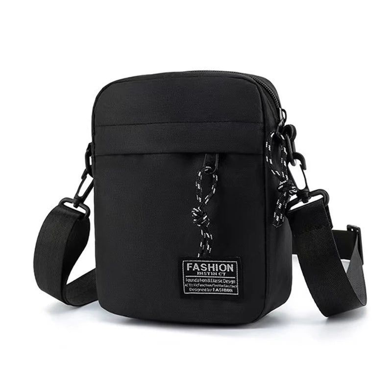 Men's Nylon Shoulder & Crossbody Bag – Lightweight Daily School Bag