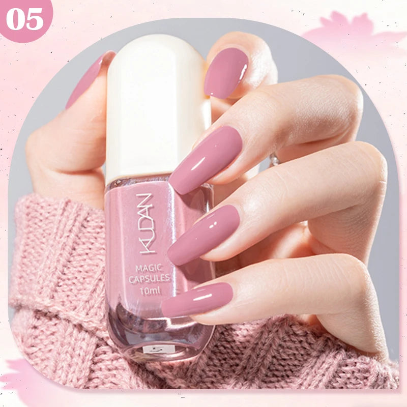 Water-Based Peel Off Nail Polish – 40 Colors, Quick Dry, No Lamp Needed