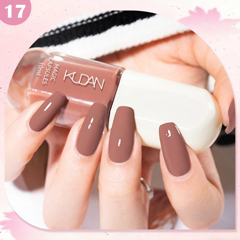 Water-Based Peel Off Nail Polish – 40 Colors, Quick Dry, No Lamp Needed