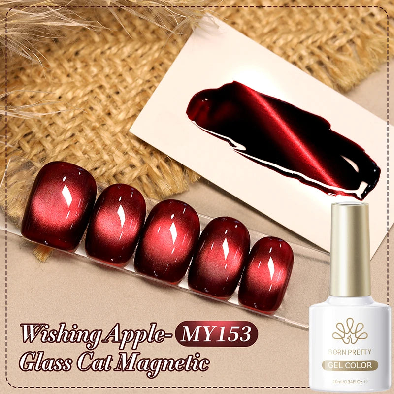 BORN PRETTY Cat Eye Gel Polish – Sunset Gaze Magnetic Crystal Varnish 10ml