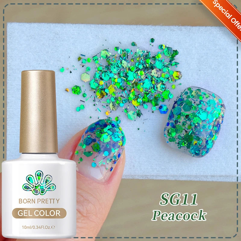 BORN PRETTY Sunset Gaze Cat Magnetic Eye Gel Polish 10ml Crystal Varnish Soak Off UV LED Nail Art Salon Hybrid DIY Manicure