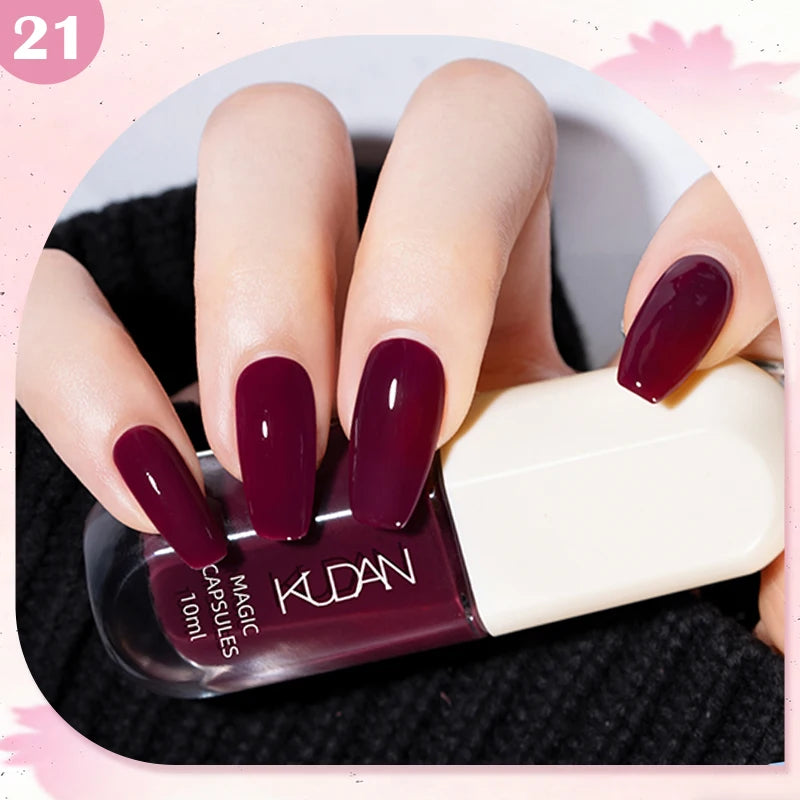 Water-Based Peel Off Nail Polish – 40 Colors, Quick Dry, No Lamp Needed