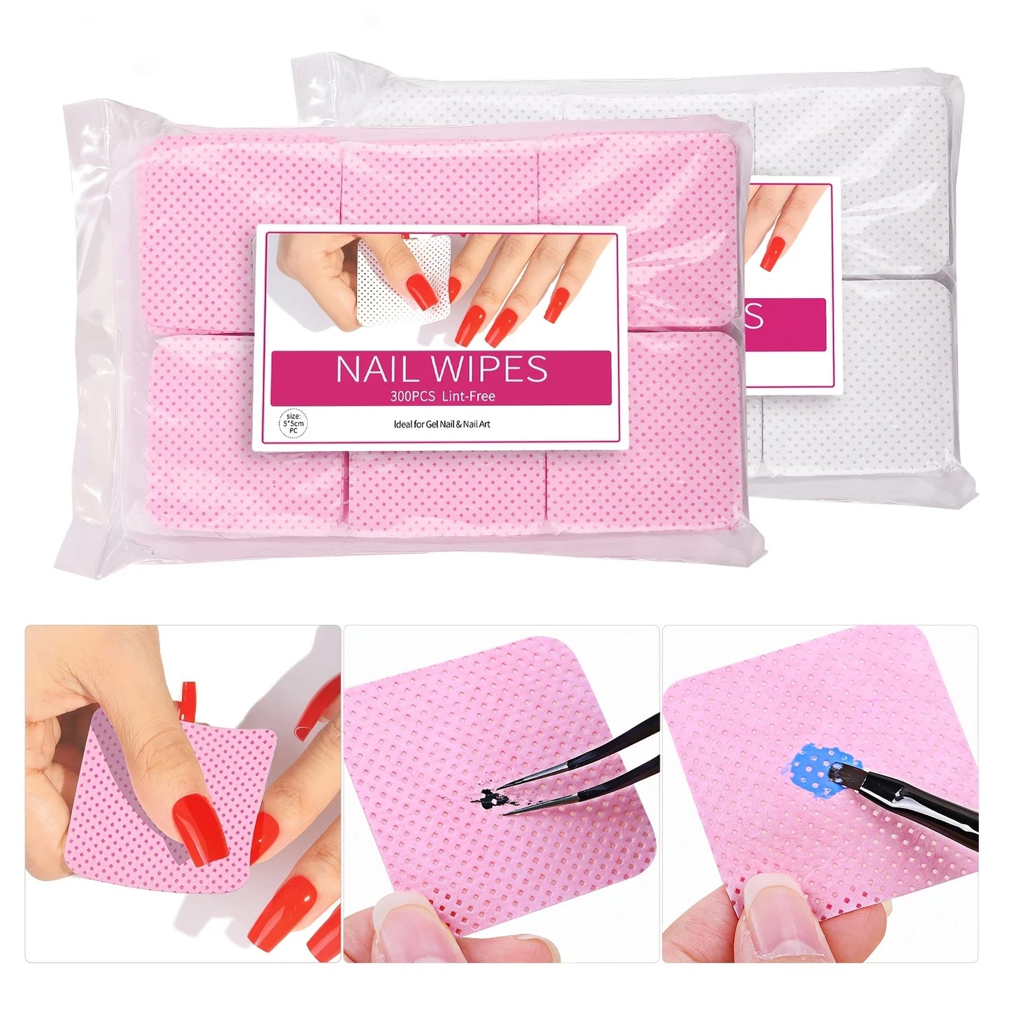 Nail Polish Remover Wipes – Non-Woven Cleaning Pads for Salon & Home