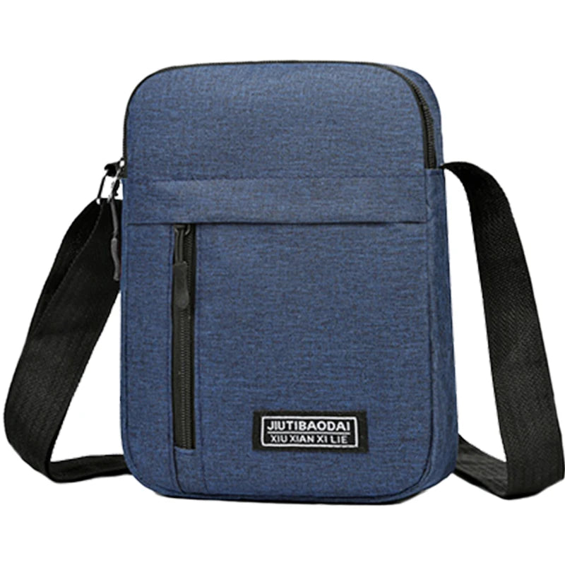 Men's Nylon Shoulder & Crossbody Bag – Lightweight Daily School Bag