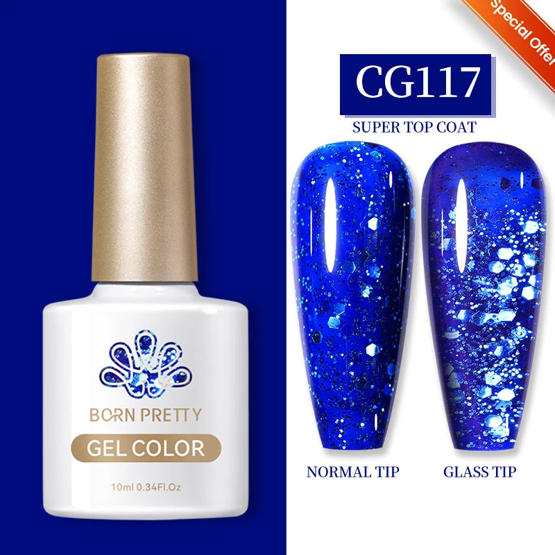 BORN PRETTY Cat Eye Gel Polish – Sunset Gaze Magnetic Crystal Varnish 10ml