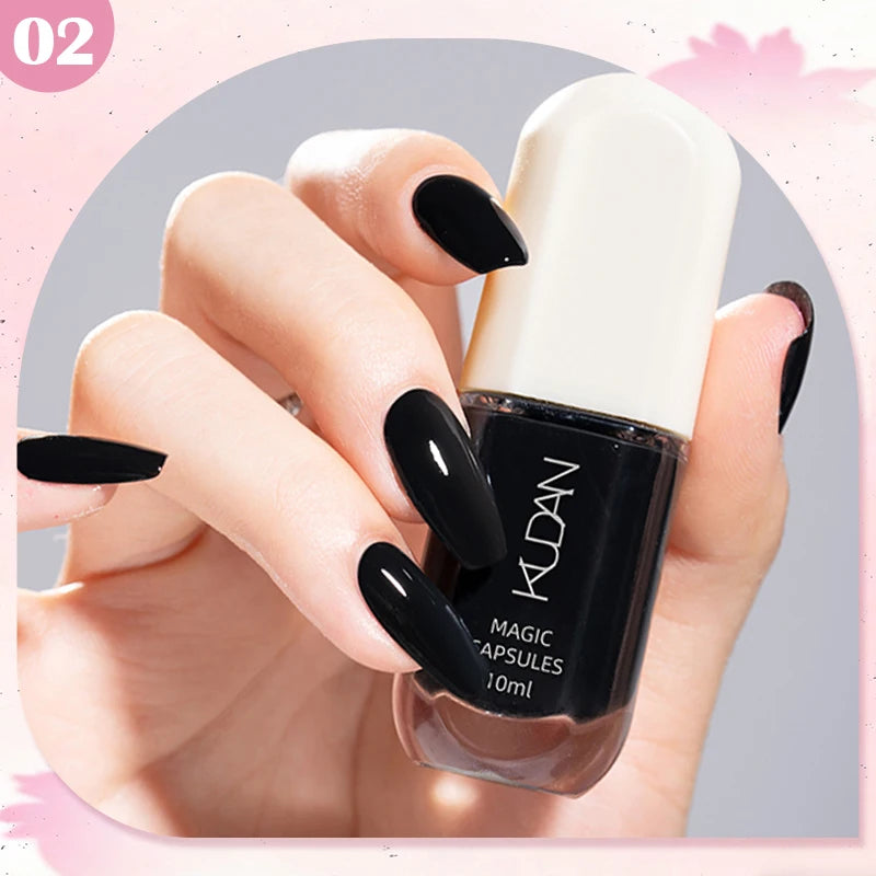 Water-Based Peel Off Nail Polish – 40 Colors, Quick Dry, No Lamp Needed