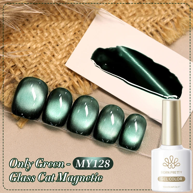 BORN PRETTY Sunset Gaze Cat Magnetic Eye Gel Polish 10ml Crystal Varnish Soak Off UV LED Nail Art Salon Hybrid DIY Manicure