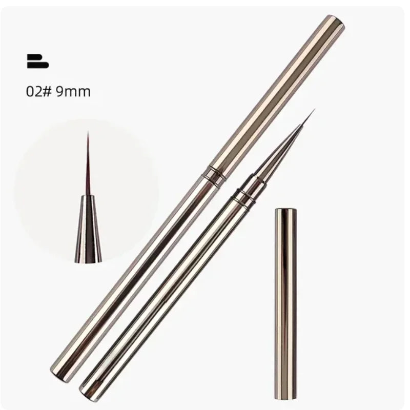 Professional Nail Art Gel Brush Pen — Precision 9mm Tip