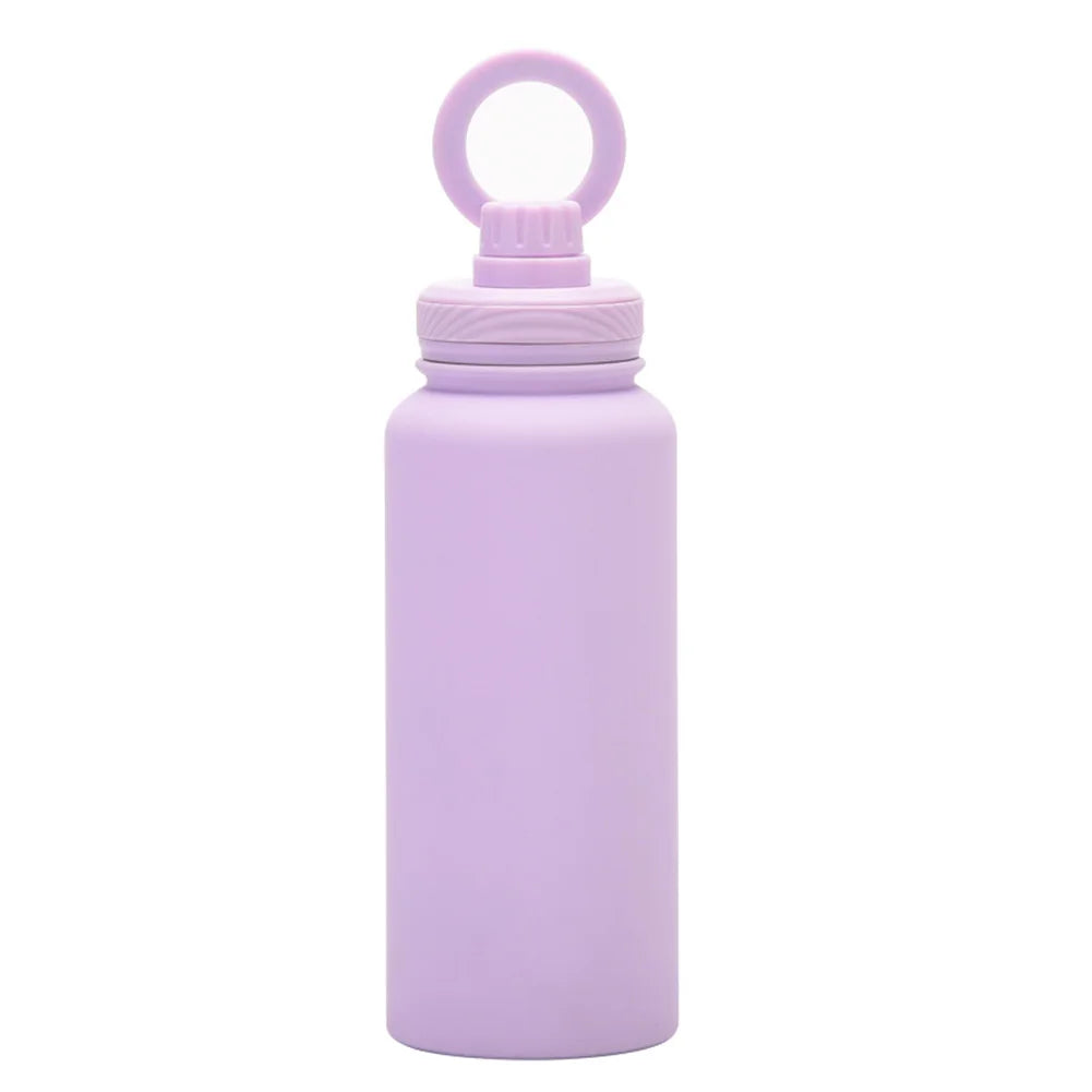 1000ml MagSafe Insulated Water Bottle with 360° Rotating Phone Holder – Stainless Steel Thermal Flask