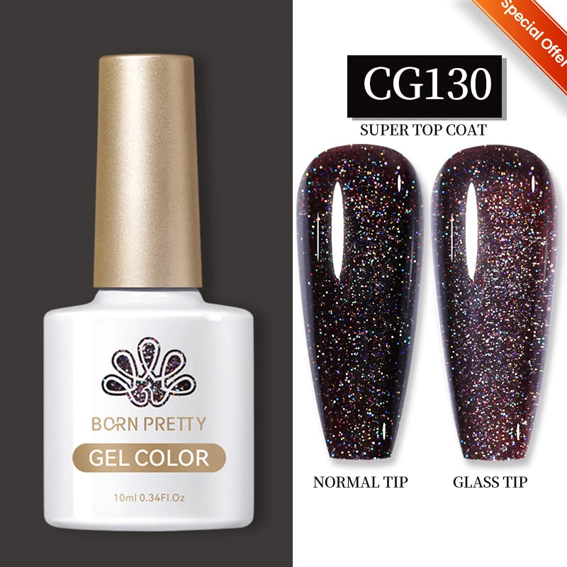 BORN PRETTY Cat Eye Gel Polish – Sunset Gaze Magnetic Crystal Varnish 10ml