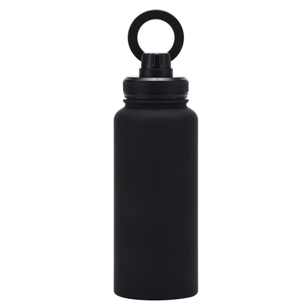 1000ml MagSafe Insulated Water Bottle with 360° Rotating Phone Holder – Stainless Steel Thermal Flask