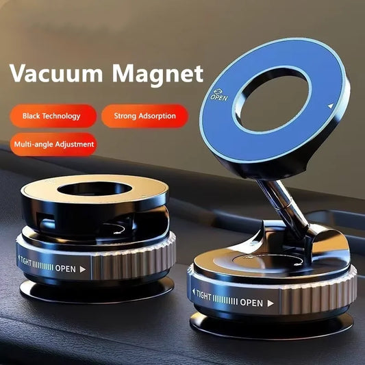 360° Magnetic Car Phone Holder – Strong Suction, Foldable & Universal Fit