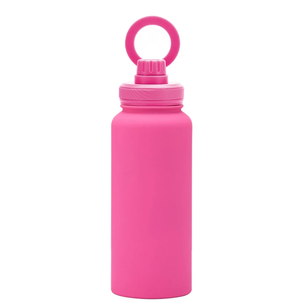 1000ml MagSafe Insulated Water Bottle with 360° Rotating Phone Holder – Stainless Steel Thermal Flask
