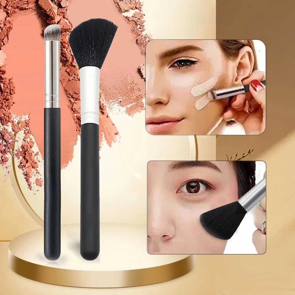 Professional Dense Eye Blending Brush – Soft Synthetic Eyeshadow Brush for Seamless Makeup Application