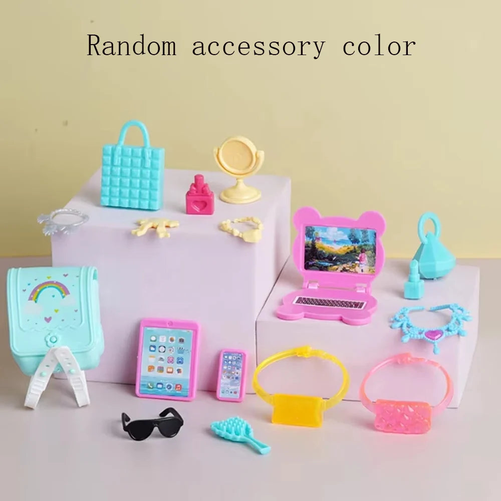 Kawaii Miniature Dollhouse Accessories – Cute Mini Food & Study Tools