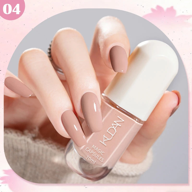 Water-Based Peel Off Nail Polish – 40 Colors, Quick Dry, No Lamp Needed