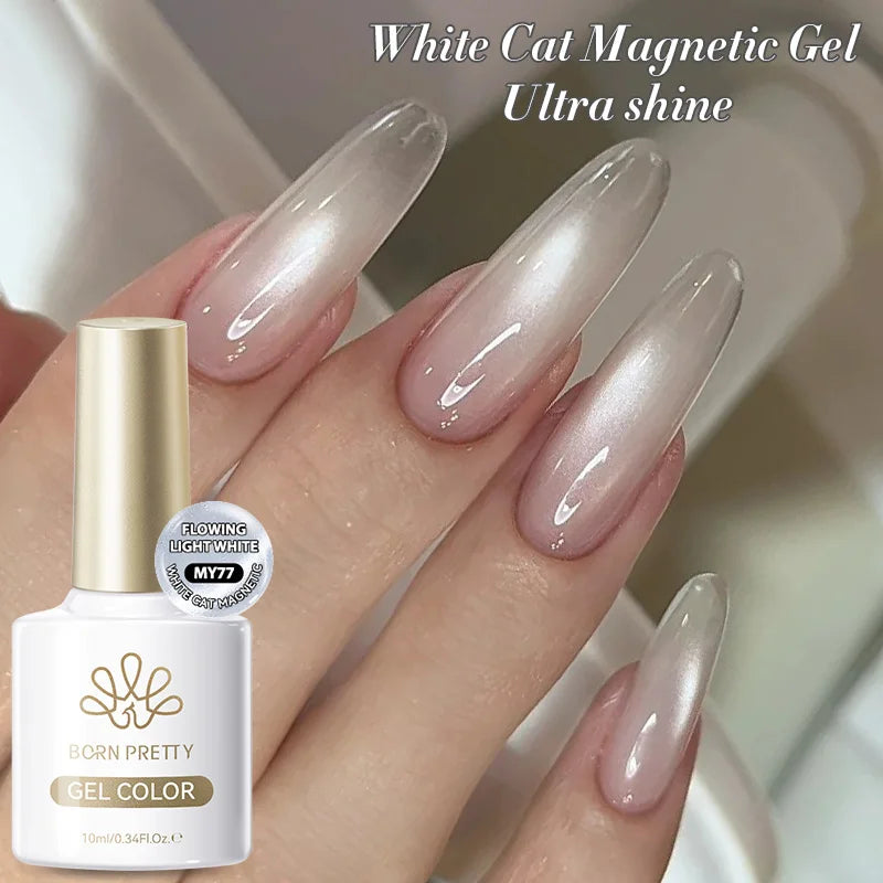 BORN PRETTY Sunset Gaze Cat Magnetic Eye Gel Polish 10ml Crystal Varnish Soak Off UV LED Nail Art Salon Hybrid DIY Manicure