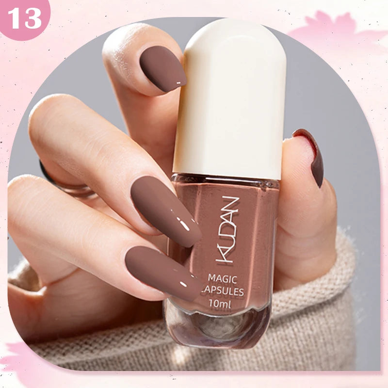 Water-Based Peel Off Nail Polish – 40 Colors, Quick Dry, No Lamp Needed