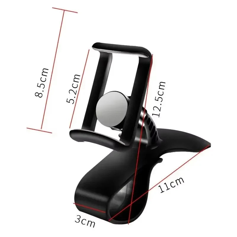 360° Rotatable Car Dashboard Phone Holder – Universal Auto Grip Mount for All Smartphones