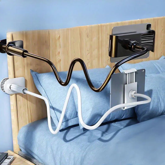 Flexible Lazy Phone & Tablet Stand – Adjustable Desk & Bedside Holder