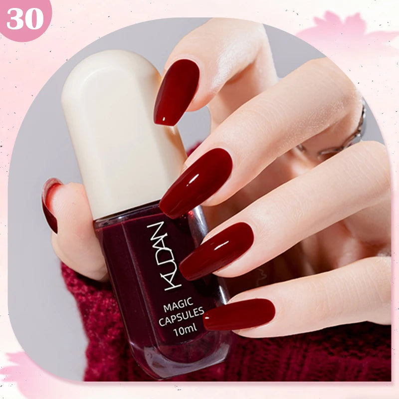 Water-Based Peel Off Nail Polish – 40 Colors, Quick Dry, No Lamp Needed