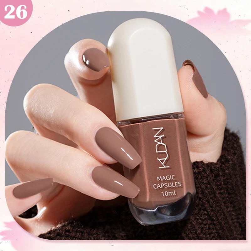 Water-Based Peel Off Nail Polish – 40 Colors, Quick Dry, No Lamp Needed