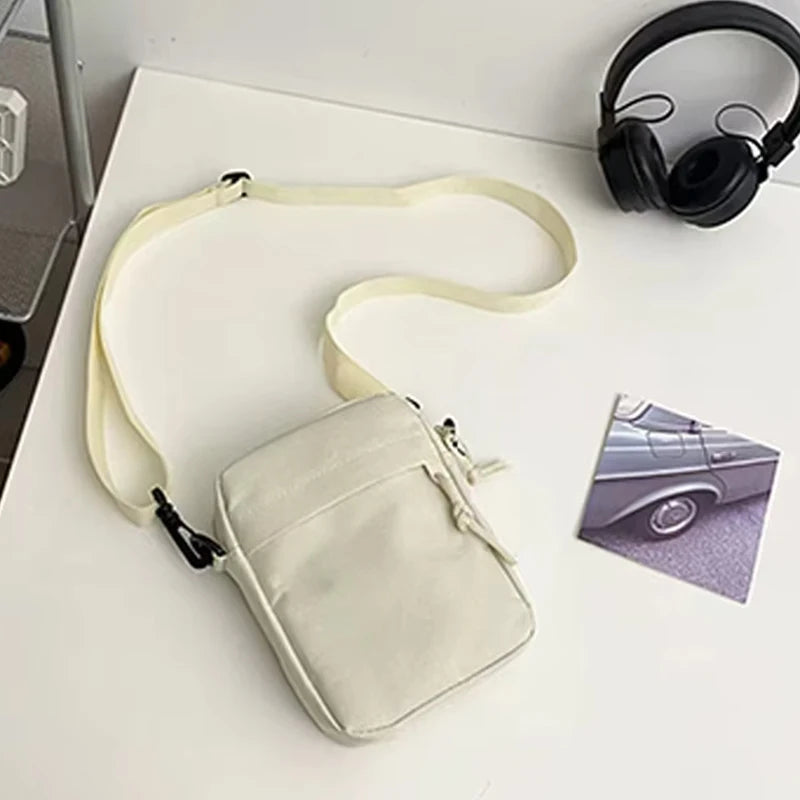 Men's Nylon Shoulder & Crossbody Bag – Lightweight Daily School Bag