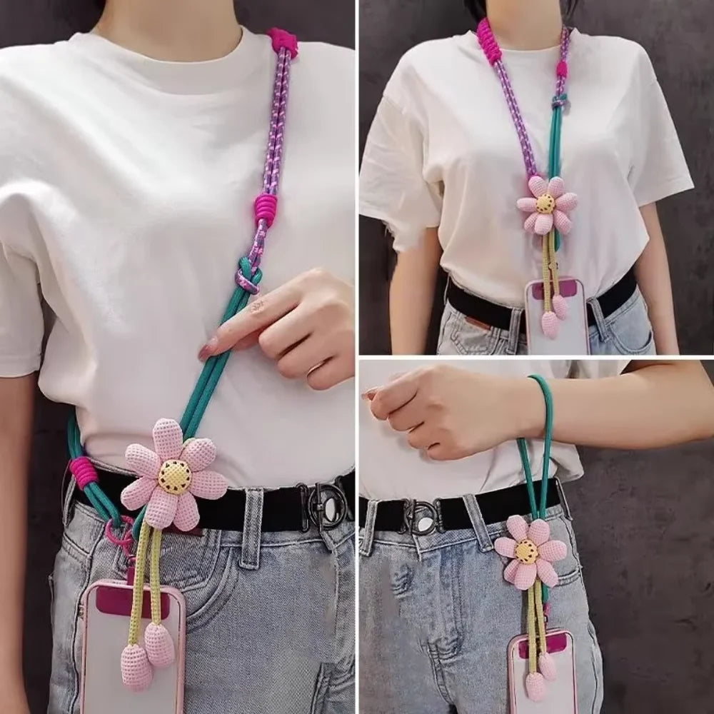Trendy Phone Wrist Strap & Crossbody Lanyard – Anti-Drop, Elastic & Stylish
