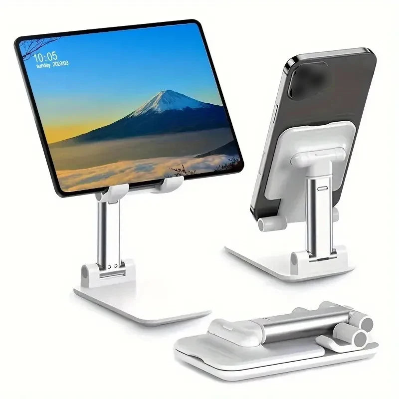 Foldable Adjustable Phone & Tablet Stand – Universal Desk Holder for iPhone, iPad & More