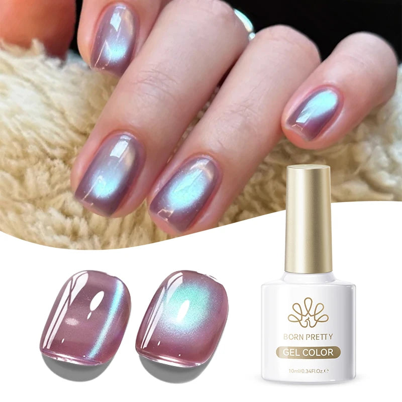 BORN PRETTY Cat Eye Gel Polish – Sunset Gaze Magnetic Crystal Varnish 10ml