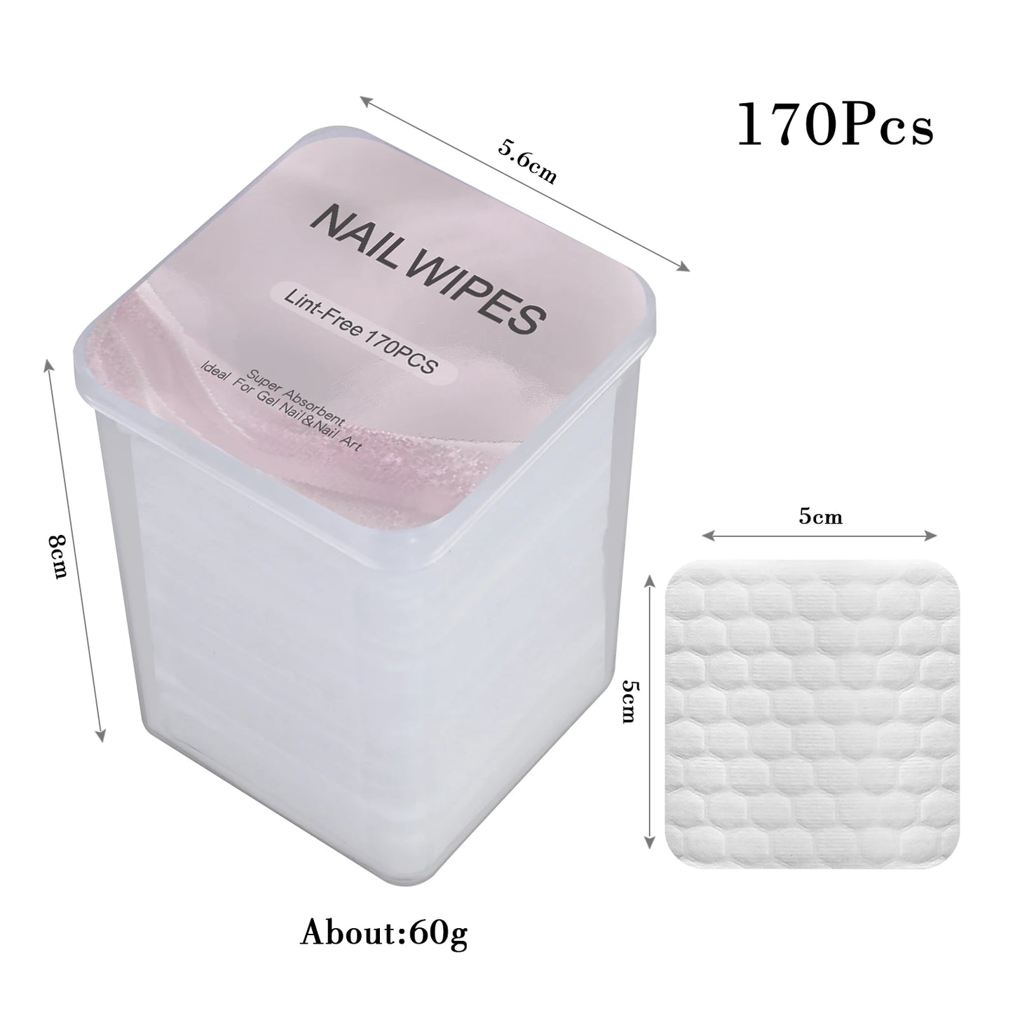 Nail Polish Remover Wipes – Non-Woven Cleaning Pads for Salon & Home
