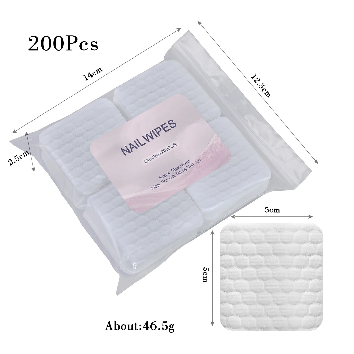 Nail Polish Remover Wipes – Non-Woven Cleaning Pads for Salon & Home