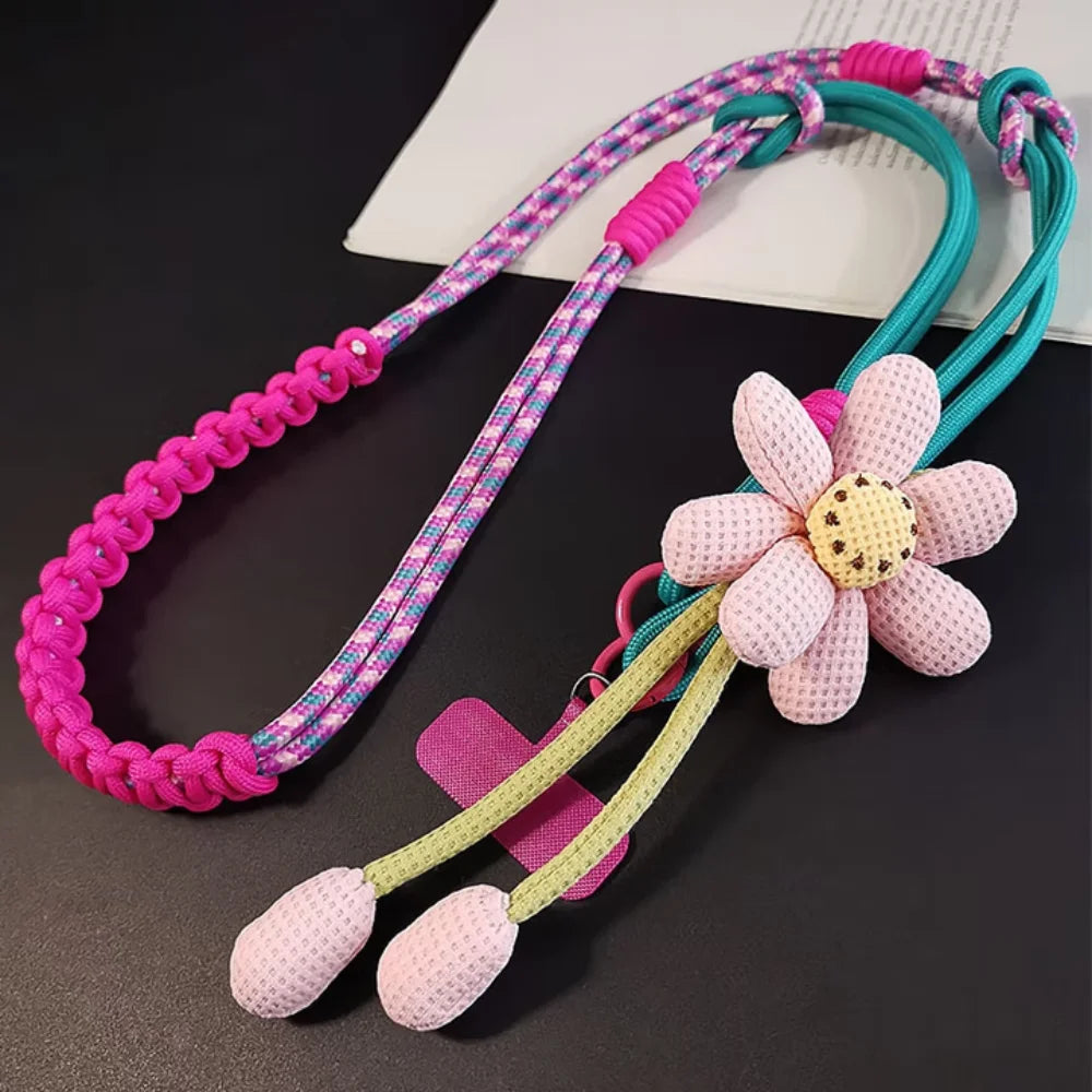 Trendy Phone Wrist Strap & Crossbody Lanyard – Anti-Drop, Elastic & Stylish