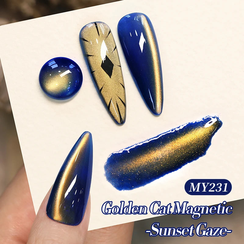 BORN PRETTY Sunset Gaze Cat Magnetic Eye Gel Polish 10ml Crystal Varnish Soak Off UV LED Nail Art Salon Hybrid DIY Manicure