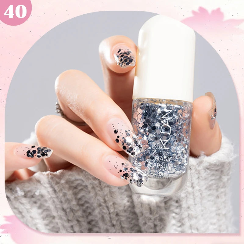 Water-Based Peel Off Nail Polish – 40 Colors, Quick Dry, No Lamp Needed