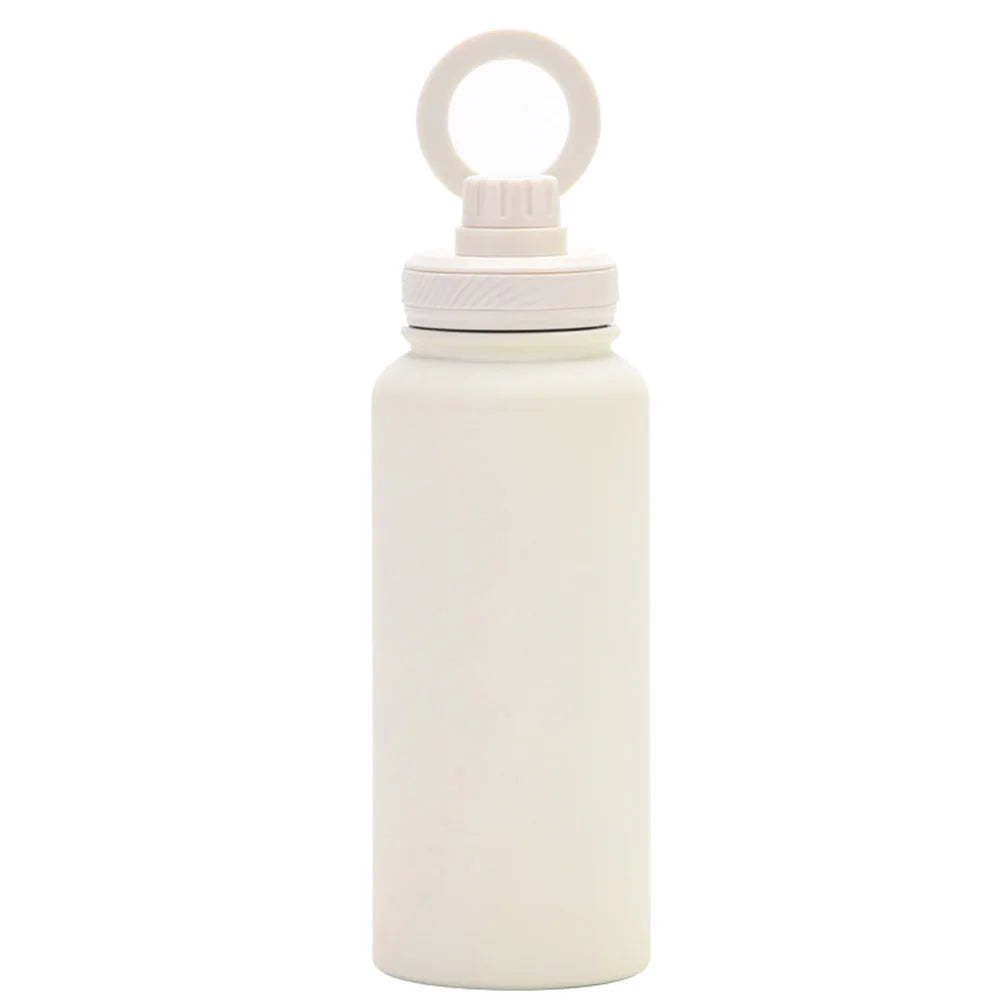 1000ml MagSafe Insulated Water Bottle with 360° Rotating Phone Holder – Stainless Steel Thermal Flask