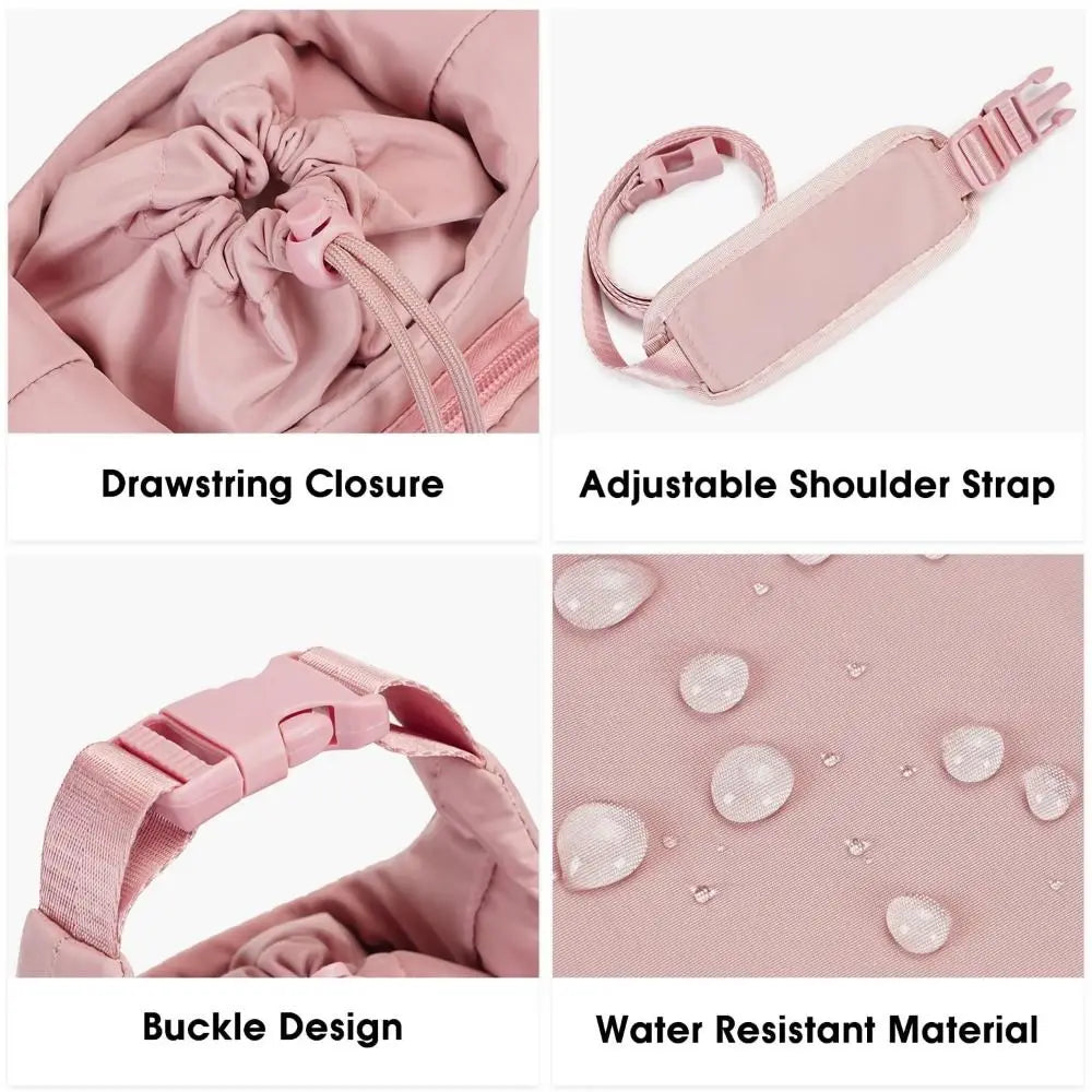 Water Bottle Carrier Bag – Adjustable Shoulder Strap for Outdoor & Picnic