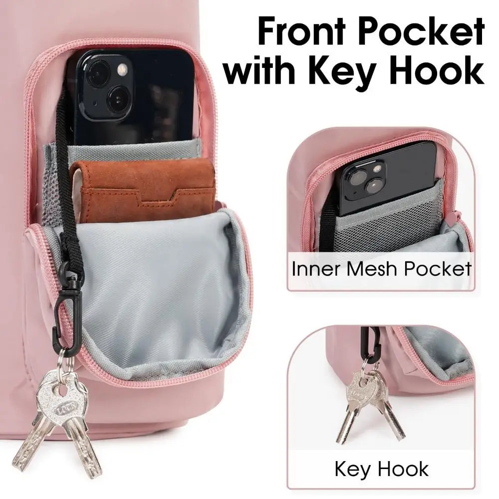Water Bottle Carrier Bag – Adjustable Shoulder Strap for Outdoor & Picnic
