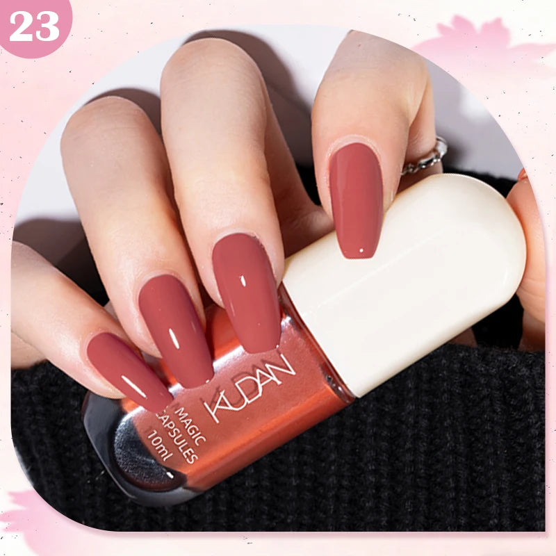 Water-Based Peel Off Nail Polish – 40 Colors, Quick Dry, No Lamp Needed