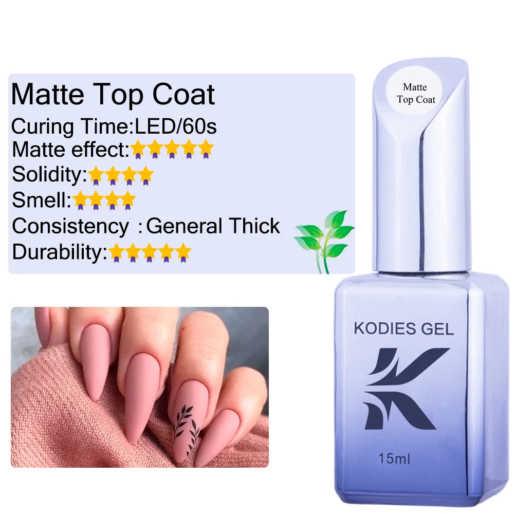 KODIES GEL Repair Base Coat — Keratin & Biotin Nail Strengthener 15ML