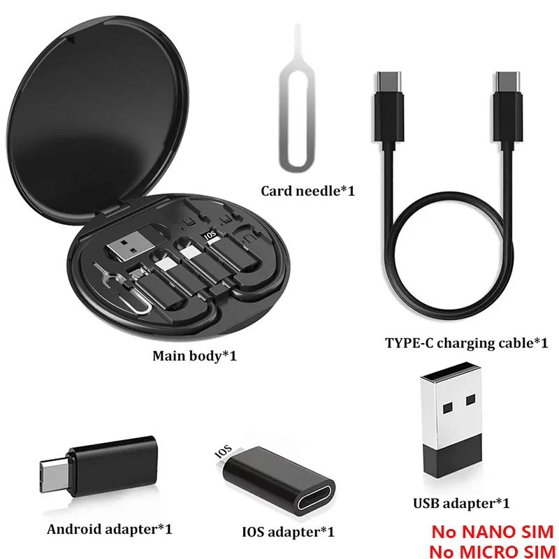65W Fast Charging Multi-Adapter Kit – USB-C, Lightning & Micro USB All-in-One
