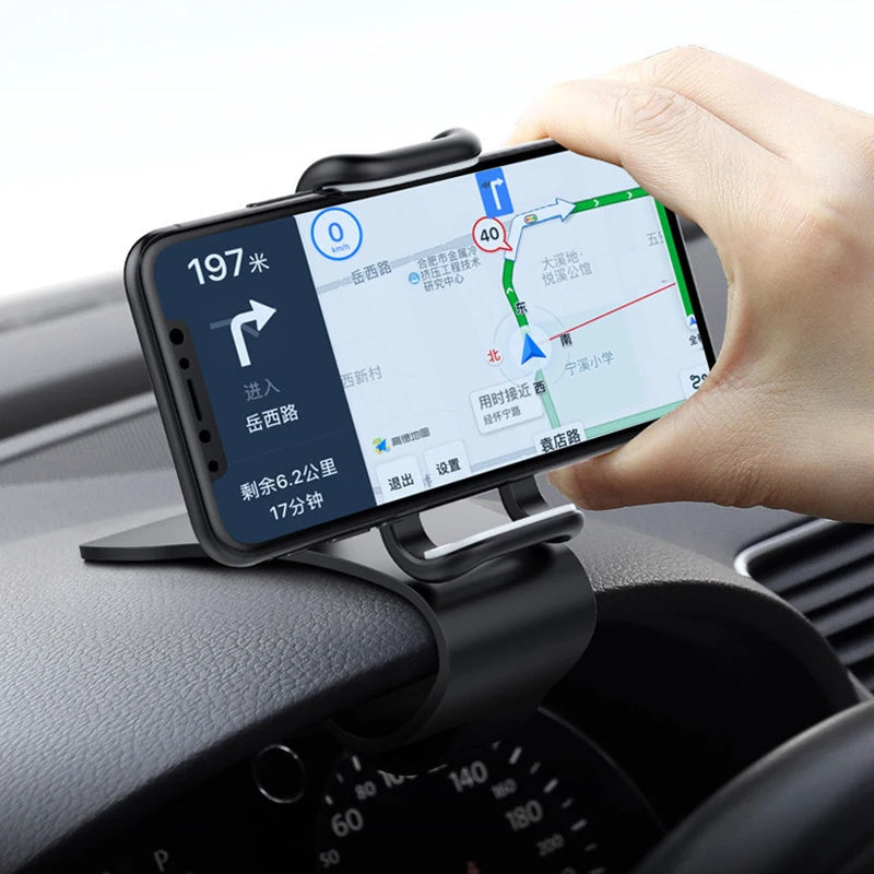360° Rotatable Car Dashboard Phone Holder – Universal Auto Grip Mount for All Smartphones
