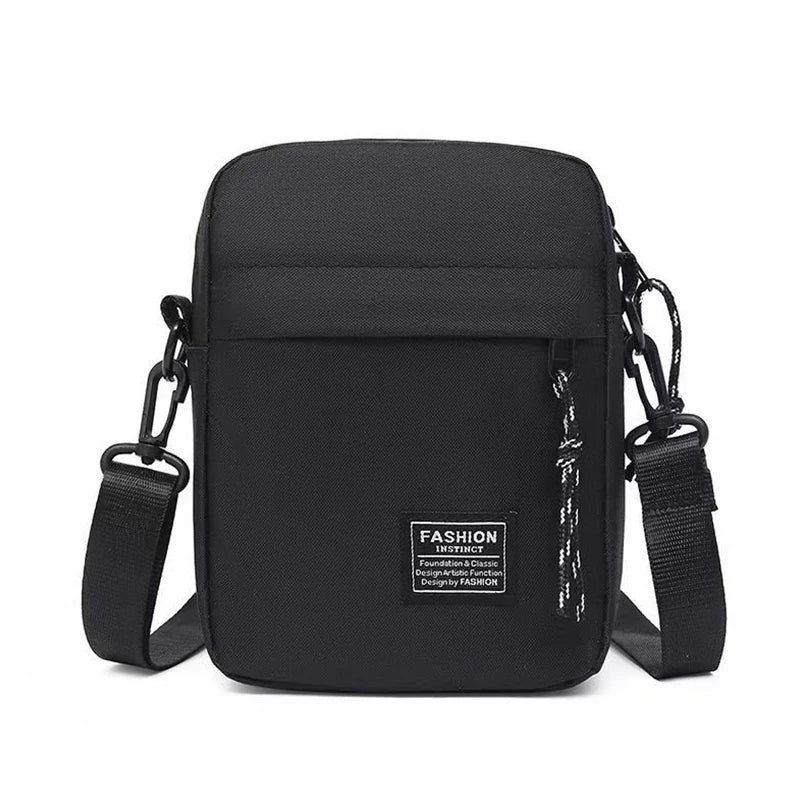 Men's Nylon Shoulder & Crossbody Bag – Lightweight Daily School Bag