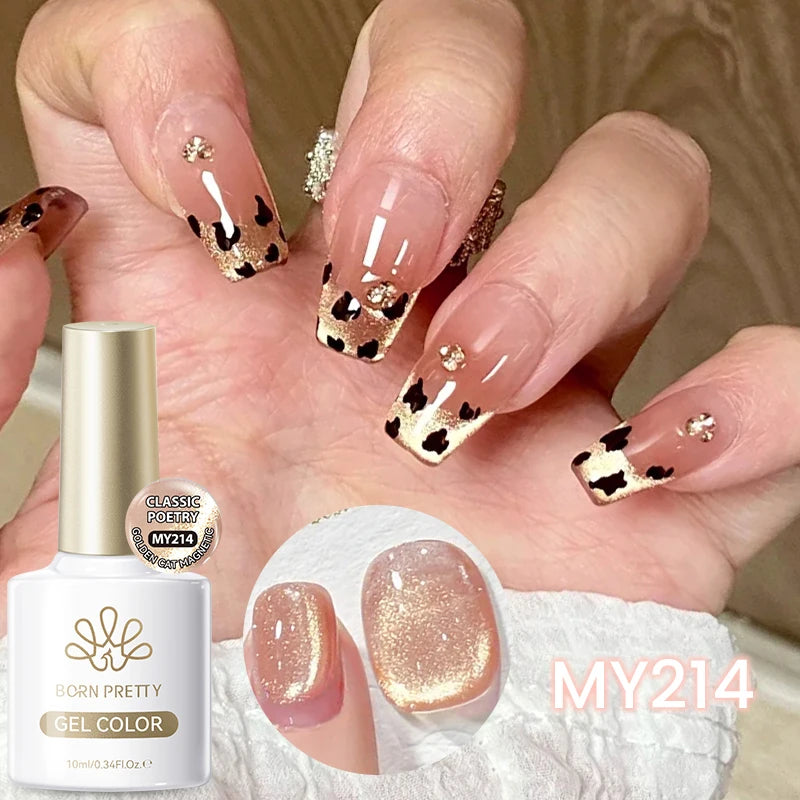 BORN PRETTY Cat Eye Gel Polish – Sunset Gaze Magnetic Crystal Varnish 10ml