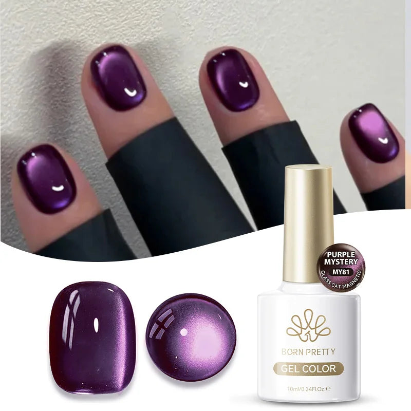 BORN PRETTY Cat Eye Gel Polish – Sunset Gaze Magnetic Crystal Varnish 10ml
