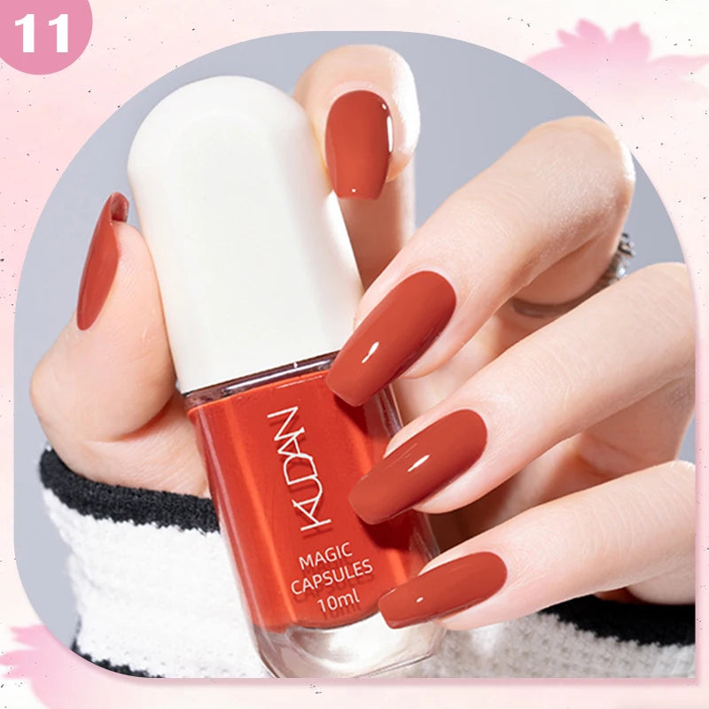Water-Based Peel Off Nail Polish – 40 Colors, Quick Dry, No Lamp Needed