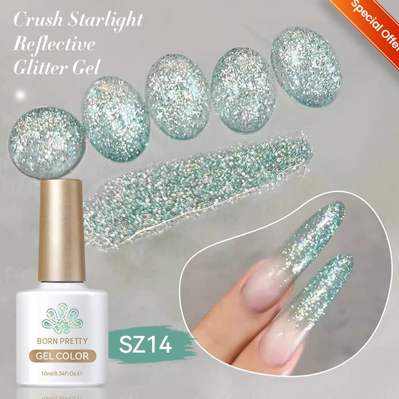 BORN PRETTY Cat Eye Gel Polish – Sunset Gaze Magnetic Crystal Varnish 10ml