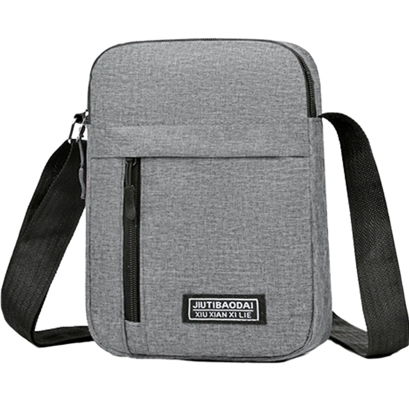 Men's Nylon Shoulder & Crossbody Bag – Lightweight Daily School Bag